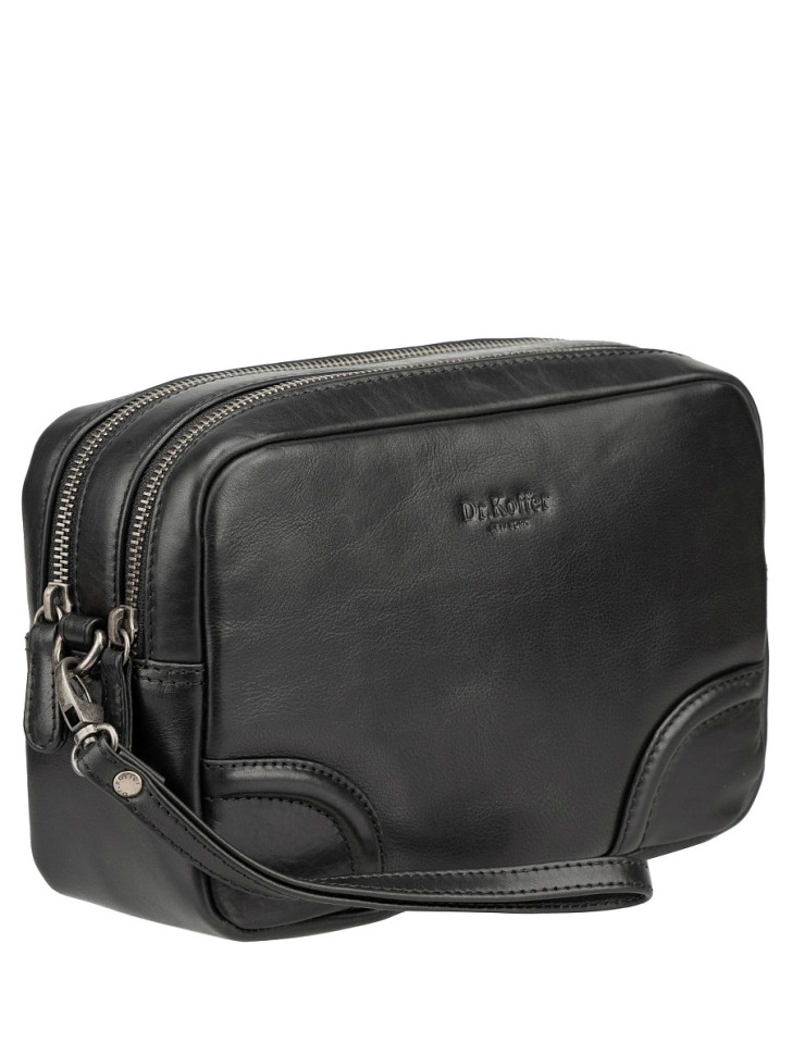Сумка-визитка B402949-245-04 Dr. Koffer из натуральной кожи черная фото 1 &mdash; Интернет-магазин "BAGSTAR"