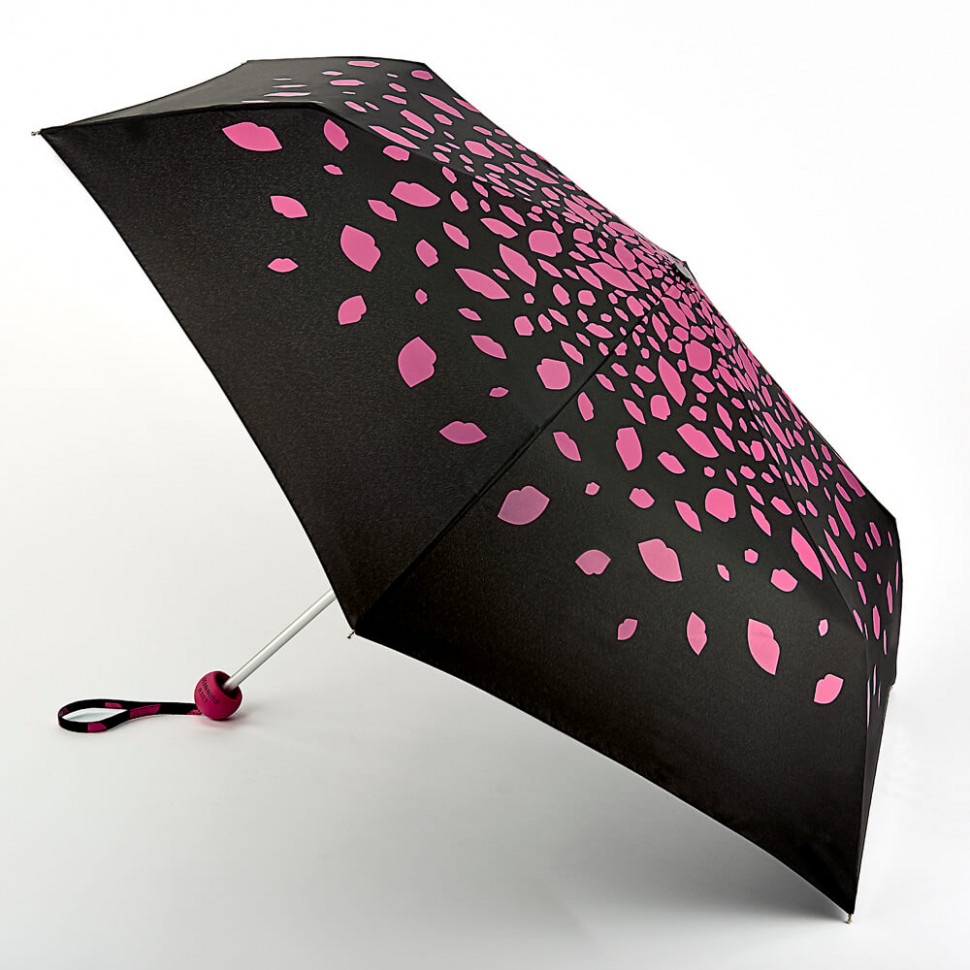 L869-3798 RainingLipsPink (Дождь из розовых губ) Зонт женский механика Lulu Guinness Fulton фото 1 — Интернет-магазин "BAGSTAR"
