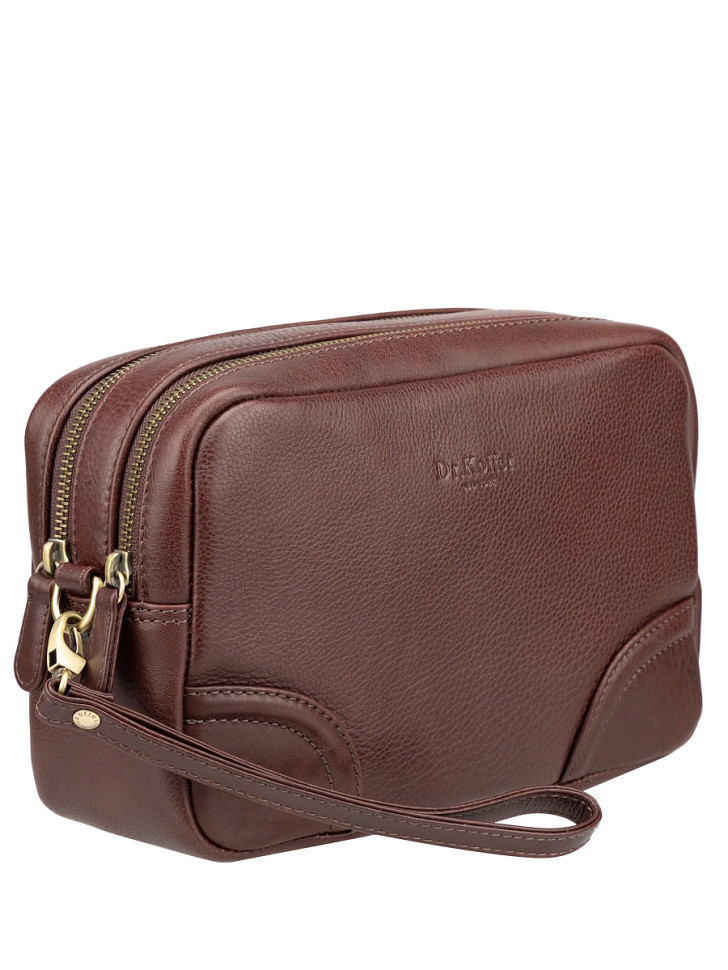 Сумка-визитка B402949-245-09 Dr. Koffer из натуральной кожи коричневая фото 1 &mdash; Интернет-магазин "BAGSTAR"