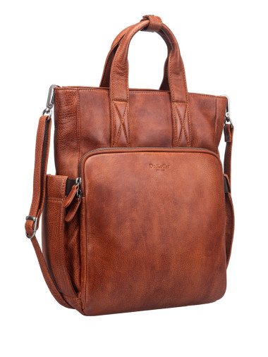 Сумка-рюкзак Dr.Koffer M402987-244-05 из натуральной кожи светло-коричневая &mdash; Интернет-магазин "BAGSTAR"