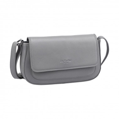 Женская сумка Dr.Koffer W620139-44-77 из натуральной кожи серая &mdash; Интернет-магазин "BAGSTAR"