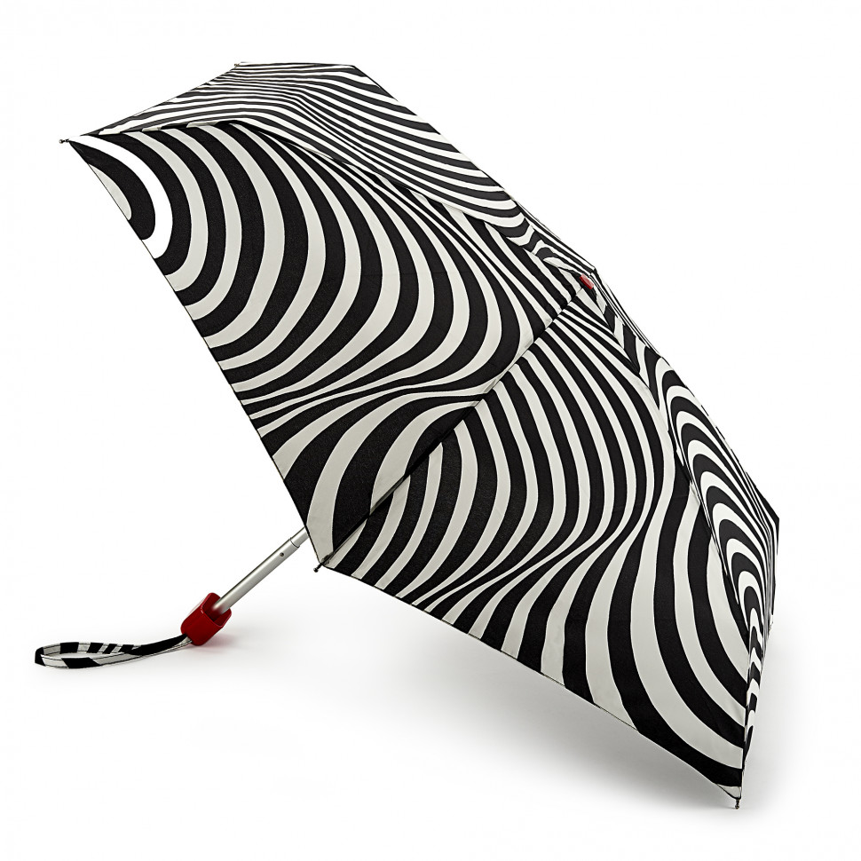 L717-3800 OpticalStripe (Оптическая полоска) Зонт женский механика Lulu Guinness Fulton фото 1 — Интернет-магазин "BAGSTAR"