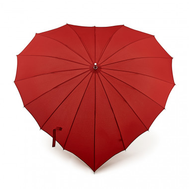 L927-024 Red (Сердце) Зонт женский трость Fulton &mdash; Интернет-магазин "BAGSTAR"