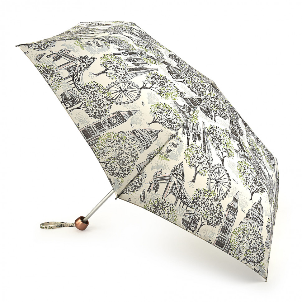 L768-3721 LondonToile (Вуаль Лондона) Зонт женский механика Cath Kidston Fulton фото 1 — Интернет-магазин "BAGSTAR"