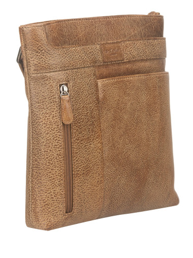 Сумка через плечо M402747-248-80 Dr. Koffer из натуральной кожи коричневая &mdash; Интернет-магазин "BAGSTAR"