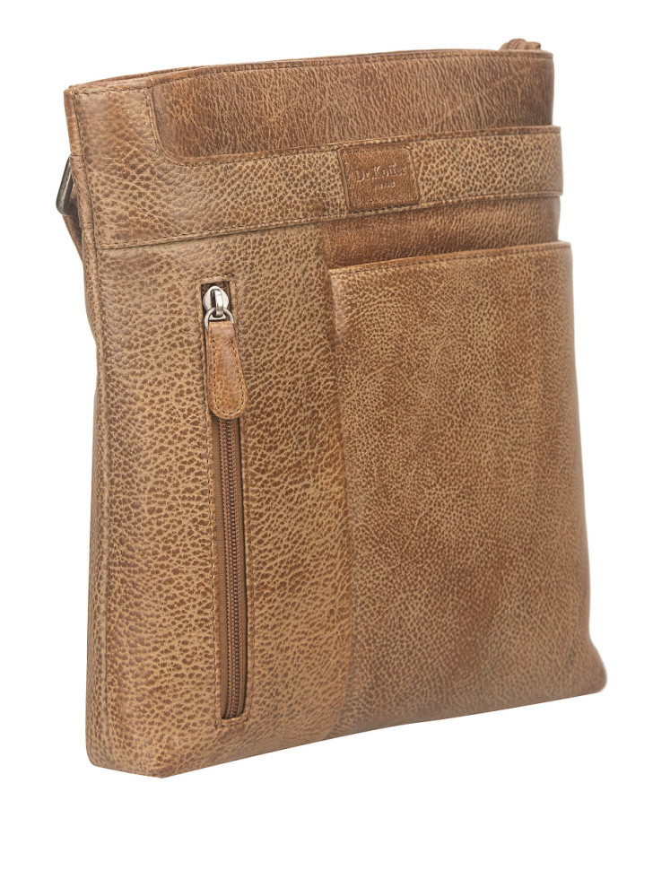 Сумка через плечо M402747-248-80 Dr. Koffer из натуральной кожи коричневая фото 1 &mdash; Интернет-магазин "BAGSTAR"