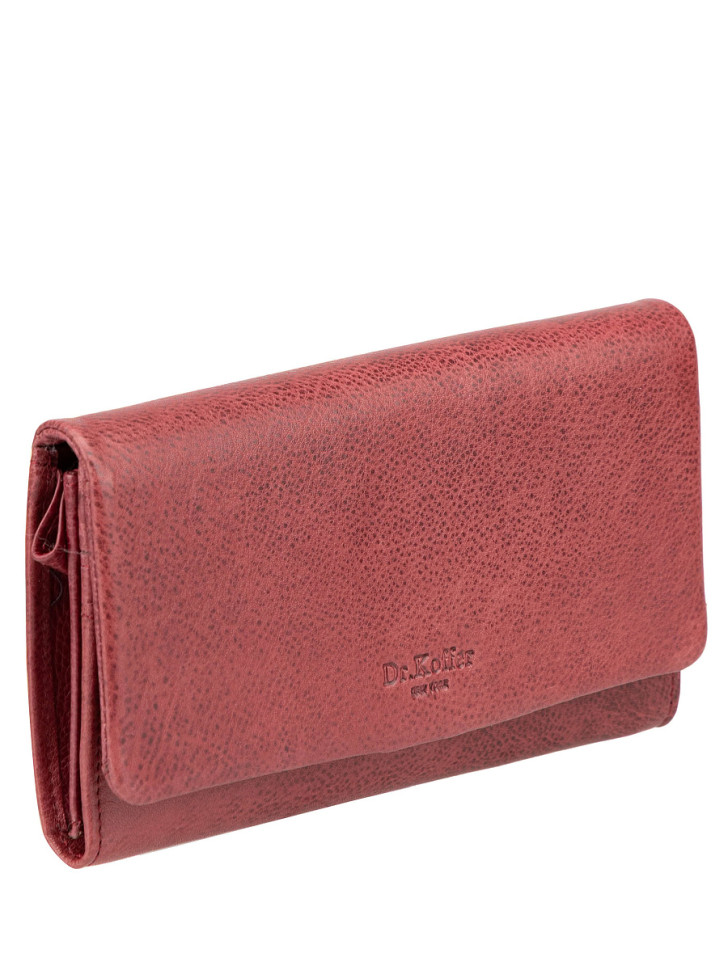 Кошелек X510493-112-03 Dr.Koffer из натуральной кожи бордовый фото 1 &mdash; Интернет-магазин "BAGSTAR"