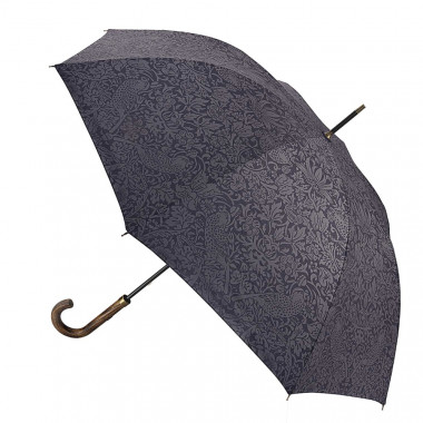 L936-4365 StrawberryThiefGraphite (Графит) Зонт женский трость Morris Co Fulton &mdash; Интернет-магазин "BAGSTAR"