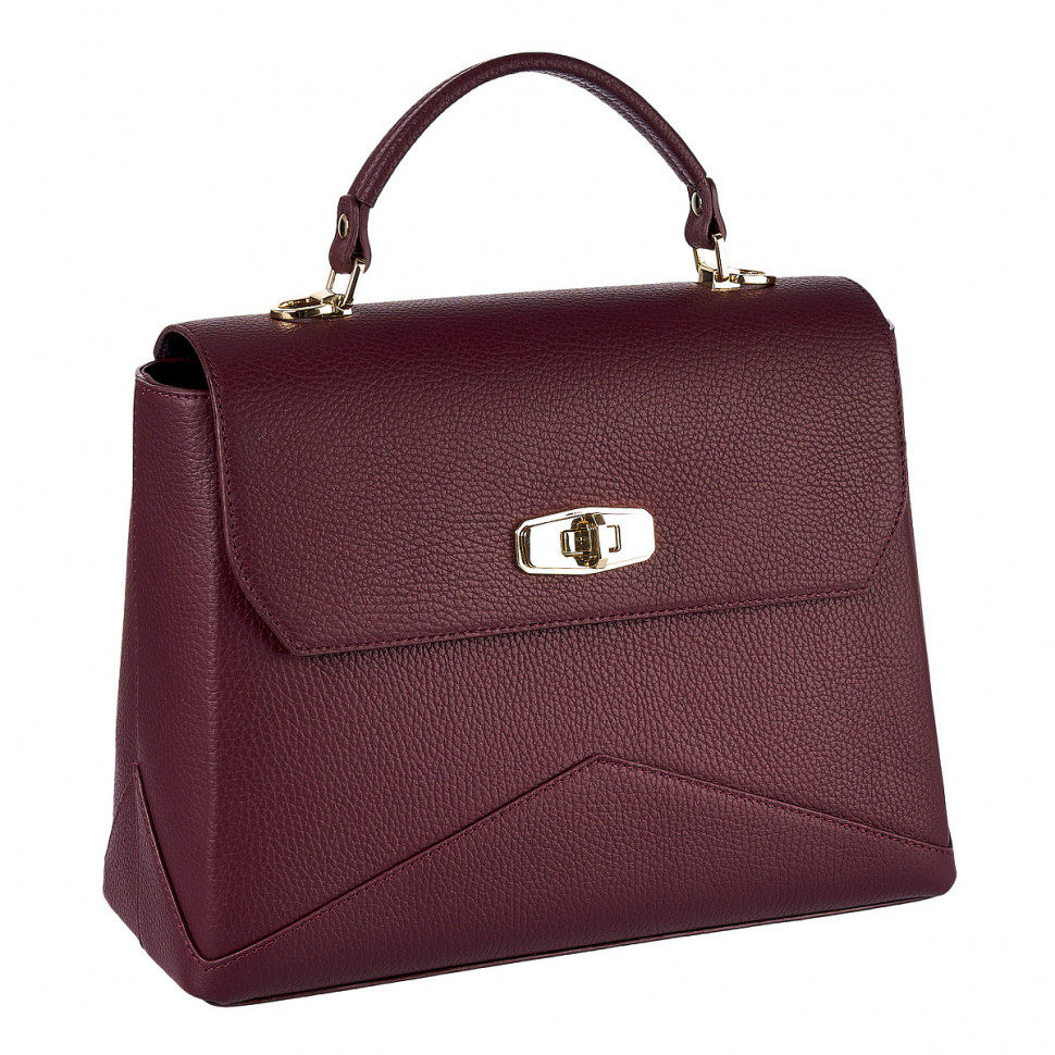 Женская сумка Dr. Koffer 7013SG-95 из натуральной кожи бордовая фото 1 &mdash; Интернет-магазин "BAGSTAR"