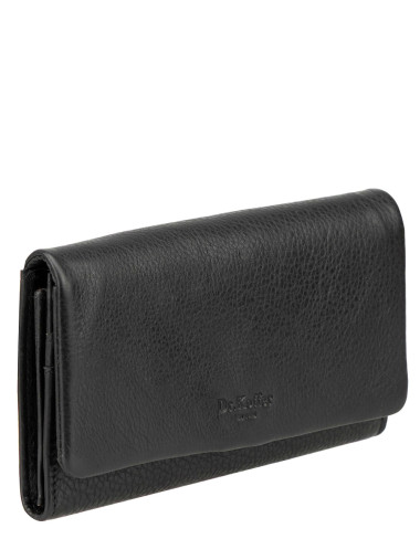 Кошелек X510493-112-04 Dr.Koffer из натуральной кожи черный &mdash; Интернет-магазин "BAGSTAR"