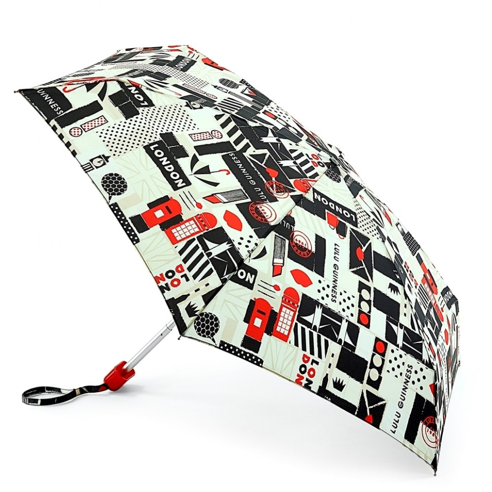 L717-3075 London (Лондон) Зонт женский механика Lulu Guinness Fulton фото 1 — Интернет-магазин "BAGSTAR"