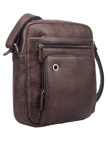 Сумка через плечо Dr.Koffer M402965-244-09 из натуральной кожи коричневая &mdash; Интернет-магазин "BAGSTAR"