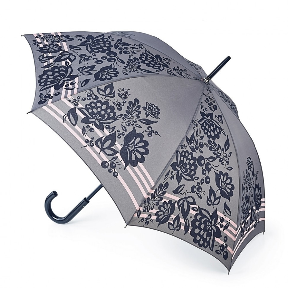 L056-2831 WinterBloom (Цветы) Зонт женский трость Fulton фото 1 — Интернет-магазин "BAGSTAR"