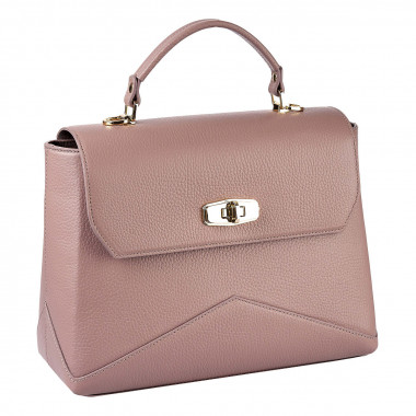 Женская сумка Dr. Koffer 7013SG-33 из натуральной кожи розовая &mdash; Интернет-магазин "BAGSTAR"