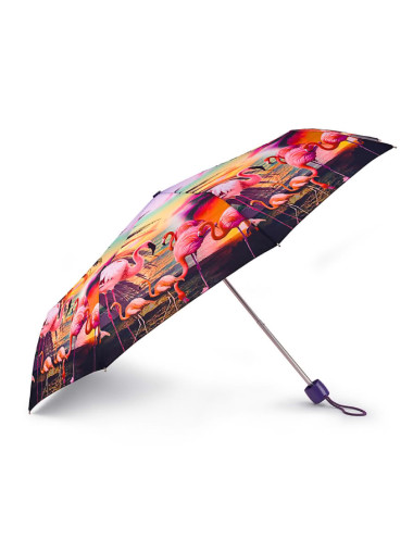 L354-4376 FlamingoSunset (Фламинго) Зонт женский механика Fulton &mdash; Интернет-магазин "BAGSTAR"