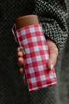L501-4607 Red Gingham (Красная клетка) Зонт женский механика Fulton фото 3 &mdash; Интернет-магазин "BAGSTAR"