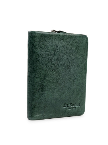 Портмоне Dr.Koffer X510494-112-65 из натуральной кожи зеленое &mdash; Интернет-магазин "BAGSTAR"