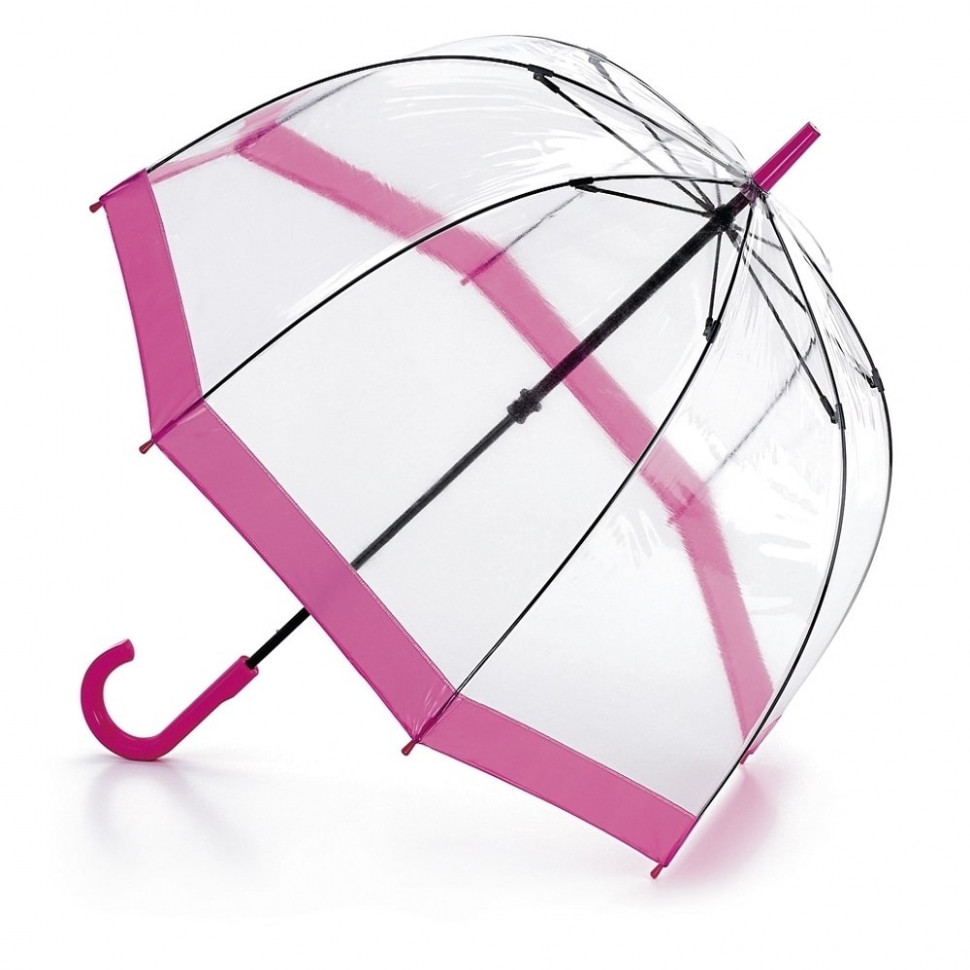L041-022 Pink (Розовый) Зонт женский трость Fulton фото 1 — Интернет-магазин "BAGSTAR"