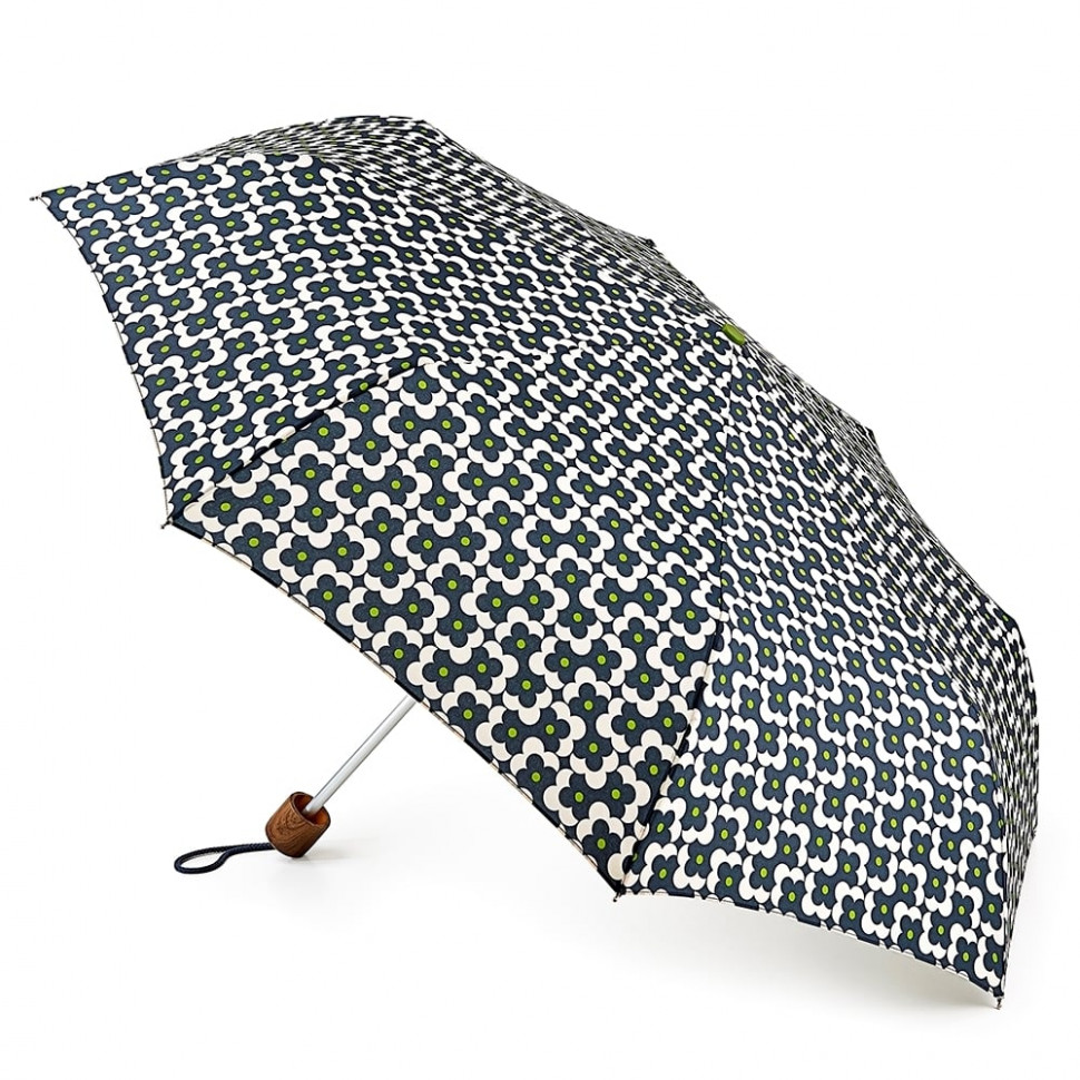 L743-3115 FlowerShadowDotInk (Цветы) Зонт женский механика Orla Kiely Fulton фото 1 — Интернет-магазин "BAGSTAR"