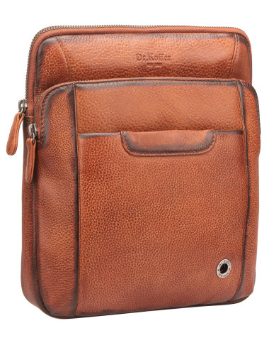 Сумка через плечо Dr.Koffer M402970-244-05B из натуральной кожи коричневая &mdash; Интернет-магазин "BAGSTAR"