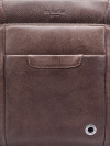 Сумка через плечо Dr.Koffer M402970-244-09 из натуральной кожи коричневая фото 4 &mdash; Интернет-магазин "BAGSTAR"