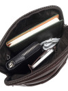 Сумка через плечо Dr.Koffer M402970-244-09 из натуральной кожи коричневая фото 5 &mdash; Интернет-магазин "BAGSTAR"