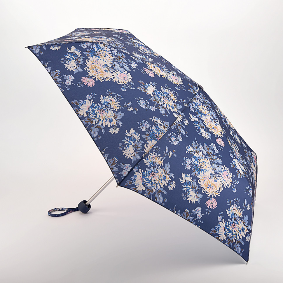 L768-3740 YorkFlowersNavy (Синие цветы) Зонт женский механика Cath Kidston Fulton фото 1 — Интернет-магазин "BAGSTAR"