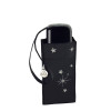 L501-4409 GlitterStarsblack (Блестящие звезды) Зонт женский механика Fulton фото 2 — Интернет-магазин "BAGSTAR"