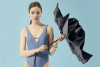 L930-006 Black&Charcoal (Черный с серым) Зонт женский механика Fulton фото 3 — Интернет-магазин "BAGSTAR"