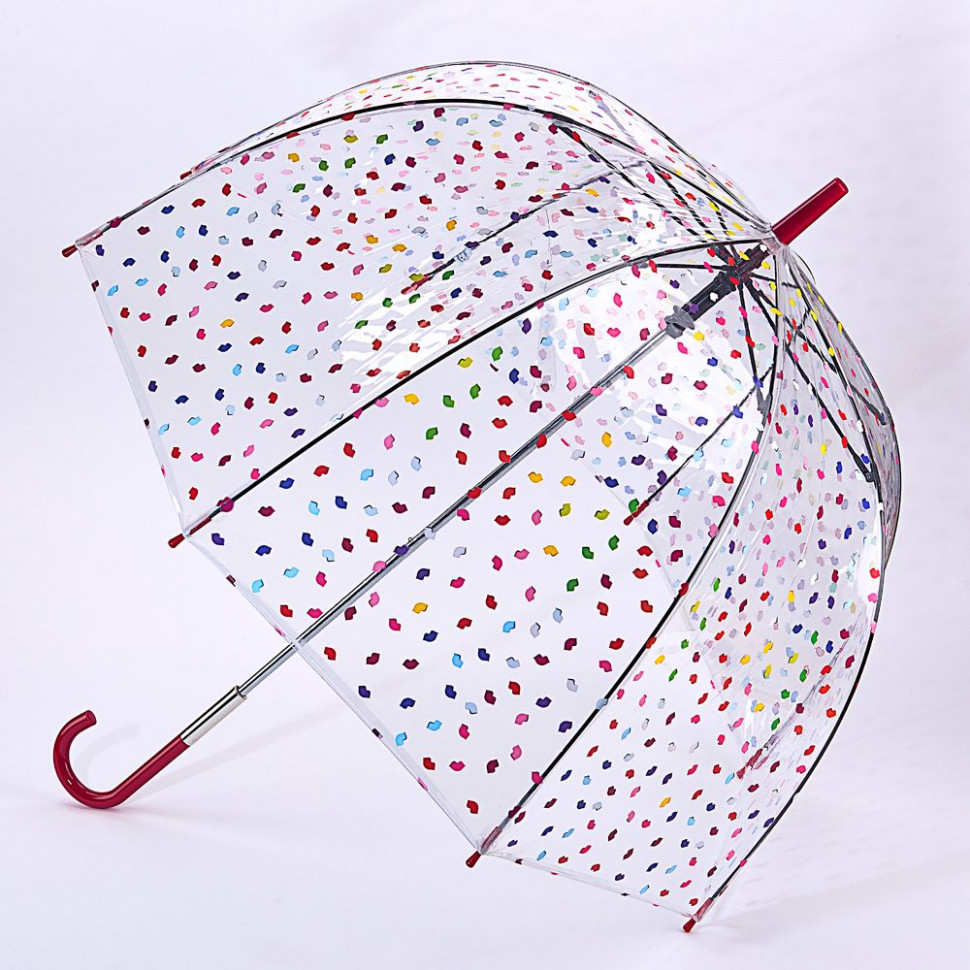 L719-3649 ConfettiLip (Конфетти губ) Зонт женский трость Lulu Guinness Fulton фото 1 — Интернет-магазин "BAGSTAR"