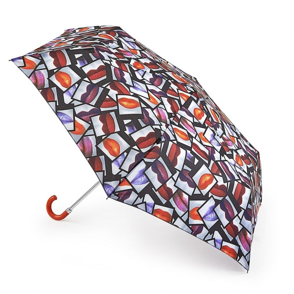 L718-3078 LipsPolaroid (Губы) Зонт женский механика Lulu Guinness Fulton фото 1 — Интернет-магазин "BAGSTAR"