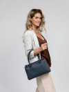 Женская сумка Dr.Koffer 30667F-60 из натуральной кожи синяя фото 11 &mdash; Интернет-магазин "BAGSTAR"
