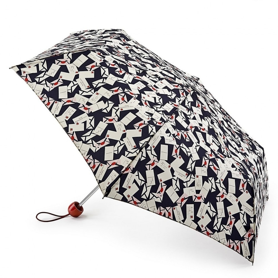 L718-3081 EnvelopePrint (Конверт) Зонт женский механика Lulu Guinness Fulton фото 1 — Интернет-магазин "BAGSTAR"