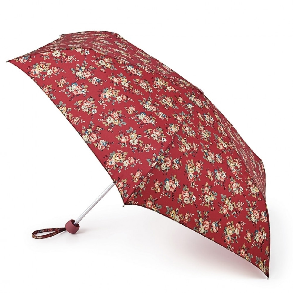 L768-2852 KingswoodRoseRed (Цветы) Зонт женский механика Cath Kidston Fulton фото 1 — Интернет-магазин "BAGSTAR"