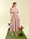 L908-3211 PalePinkKensington (Звезда розовая) Зонт женский трость Fulton фото 3 — Интернет-магазин "BAGSTAR"