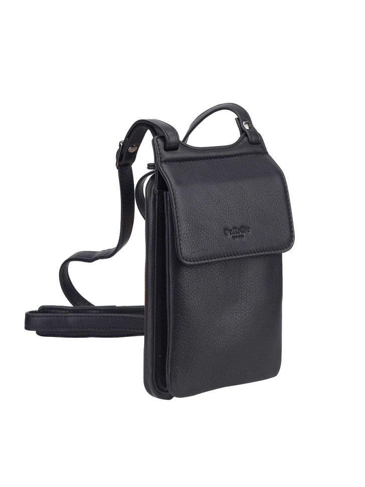 Сумка через плечо Dr.Koffer M402893-44-04 из натуральной кожи черная фото 1 &mdash; Интернет-магазин "BAGSTAR"