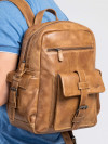 Рюкзак Dr.Koffer M402719-248-80 из натуральной кожи светло-коричневый фото 13 — Интернет-магазин "BAGSTAR"
