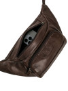 Сумка на пояс Dr. Koffer M402936-244-09 из натуральной кожи коричневая фото 3 &mdash; Интернет-магазин "BAGSTAR"