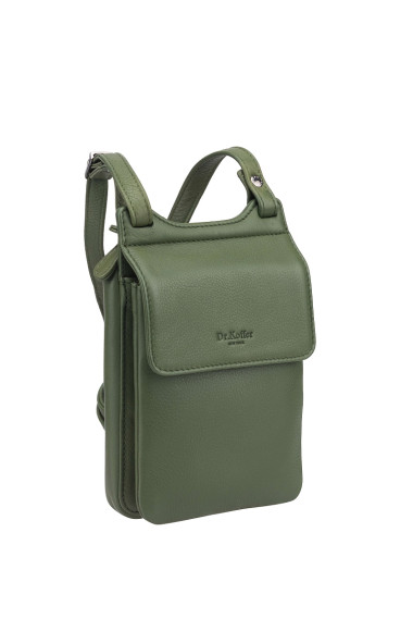 Сумка через плечо Dr.Koffer M402893-44-65 из натуральной кожи зеленая &mdash; Интернет-магазин "BAGSTAR"