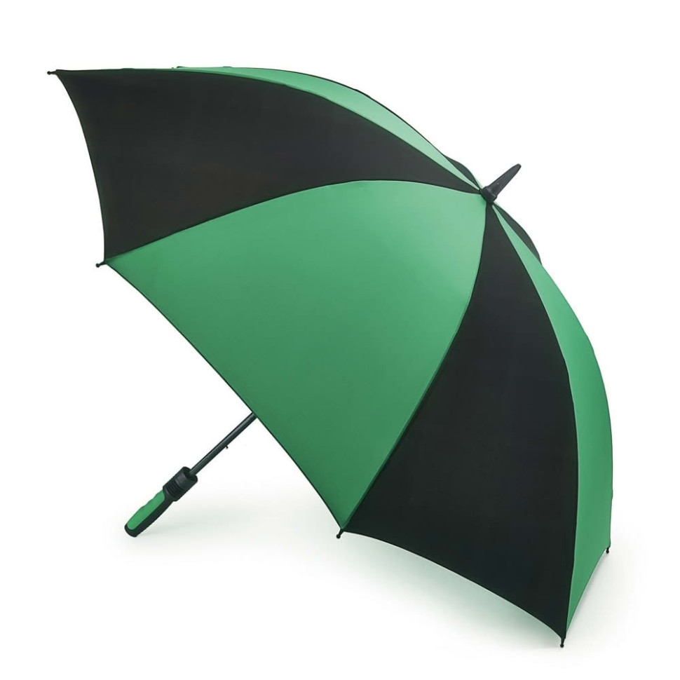 S837-097 BlackGreen (ЧерныйЗеленый) Зонт мужской гольфер Fulton фото 1 &mdash; Интернет-магазин "BAGSTAR"