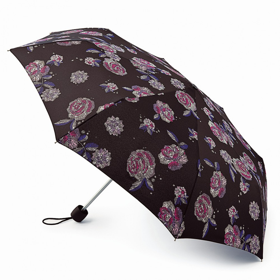 L354-3865 FineLineRoses (Розы) Зонт женский механика Fulton фото 1 — Интернет-магазин "BAGSTAR"