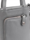 Сумка через плечо Dr.Koffer W620133-44-77 из натуральной кожи серая фото 10 — Интернет-магазин "BAGSTAR"