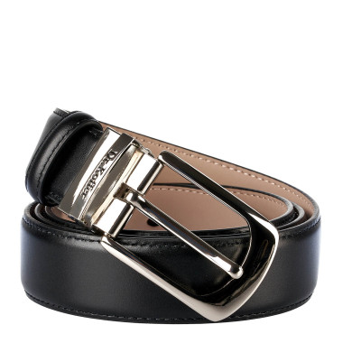 Ремень Dr. Koffer из R031B-06-125-41-04 (24) натуральной кожи черный &mdash; Интернет-магазин "BAGSTAR"