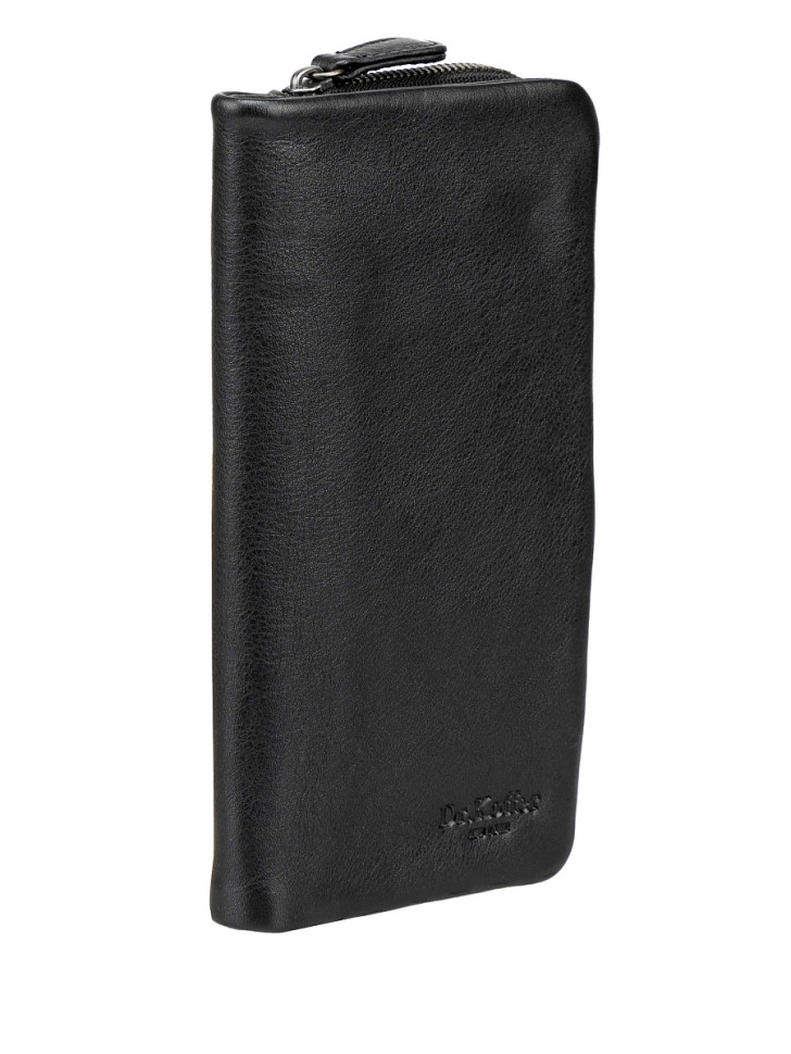 Кошелек Dr.Koffer из натуральной кожи черный фото 1 &mdash; Интернет-магазин "BAGSTAR"