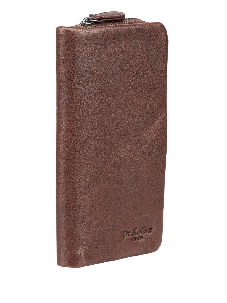 Кошелек Dr.Koffer из натуральной кожи коричневый фото 1 &mdash; Интернет-магазин "BAGSTAR"