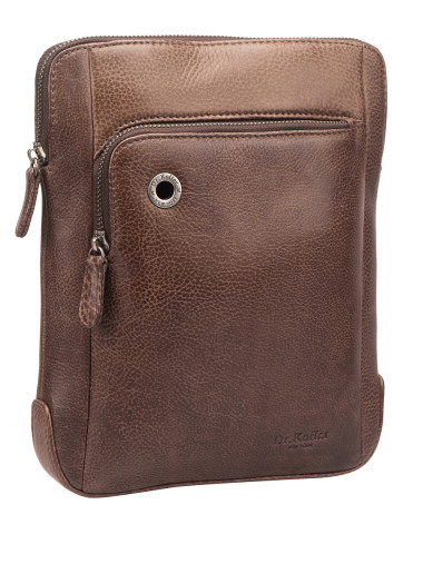Сумка через плечо Dr.Koffer M402967-244-09 из натуральной кожи коричневая &mdash; Интернет-магазин "BAGSTAR"