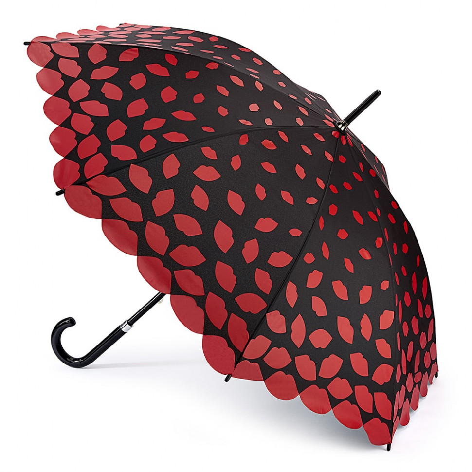 L764-3259 LaserCutLips (Губы) Зонт женский трость Lulu Guinness Fulton фото 1 — Интернет-магазин "BAGSTAR"