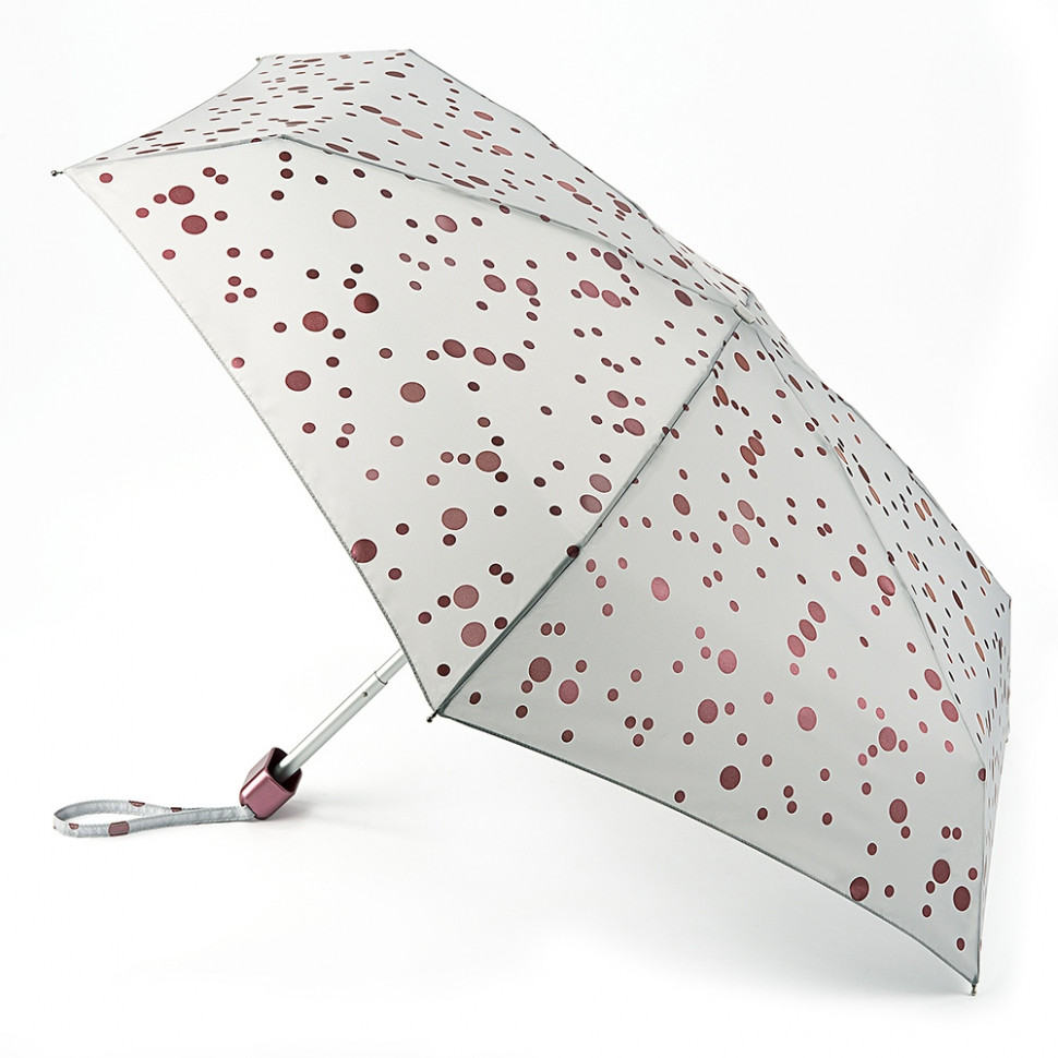L501-3851 RoseGoldMetallicSpots (Золотой горох) Зонт женский механика Fulton фото 1 — Интернет-магазин "BAGSTAR"