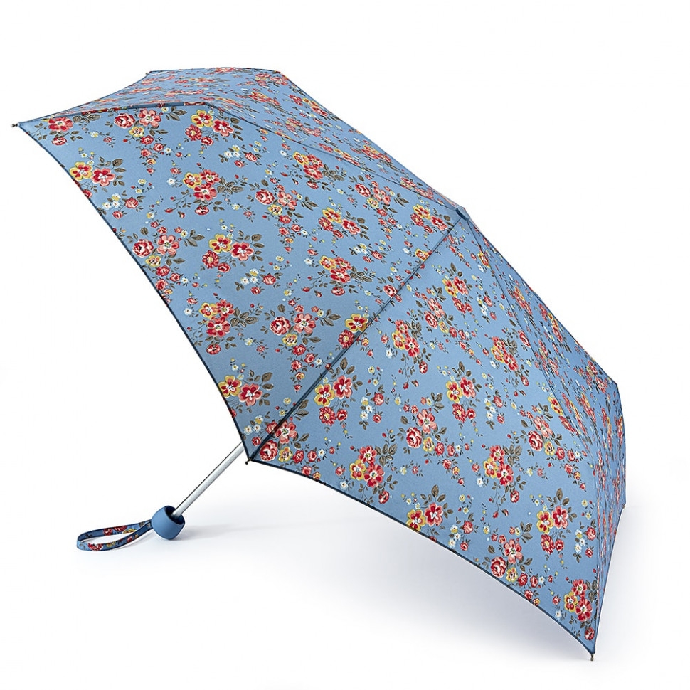 L768-3230 ThorpFlowersSkyBlue (Цветы) Зонт женский механика Cath Kidston Fulton фото 1 — Интернет-магазин "BAGSTAR"