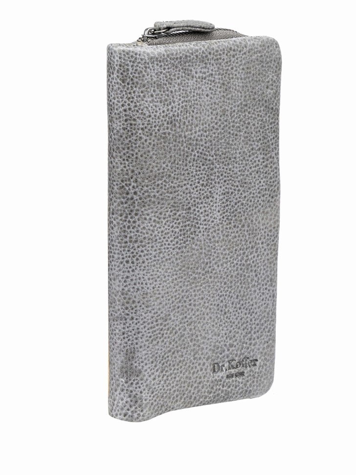 Кошелек Dr.Koffer из натуральной кожи серый фото 1 &mdash; Интернет-магазин "BAGSTAR"